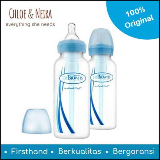 baby bottle in blue