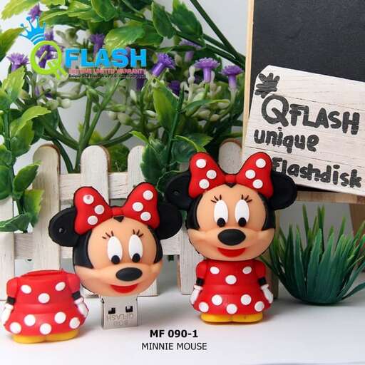 film character and flowers in a pot