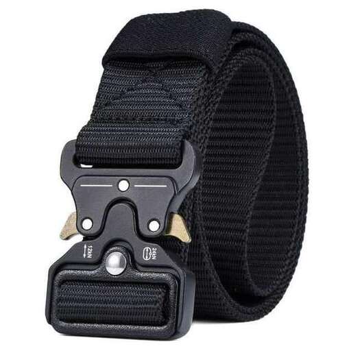 black belt with a buckle