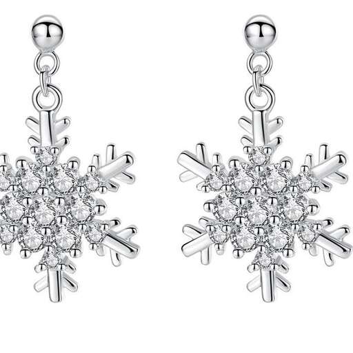 a pair of earrings with diamonds in the shape of a diamond.