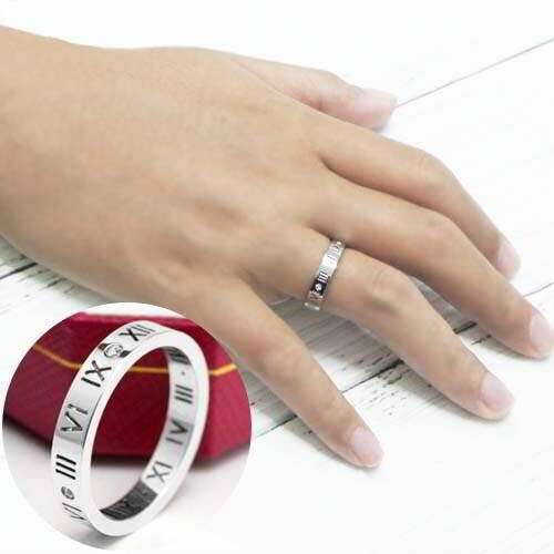 ring on a woman's finger