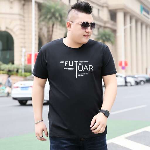 a man in a black t - shirt and sunglasses