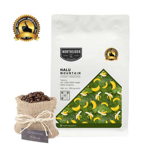 a bag of food and a bag of seeds.