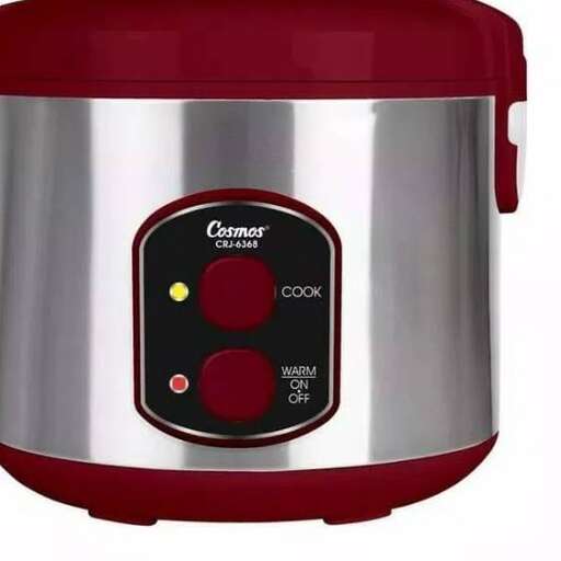 a red and white pot with a lid on it.