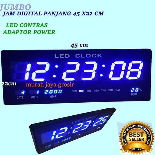 a digital clock with a digital clock showing the time