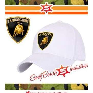 white hat with a black logo