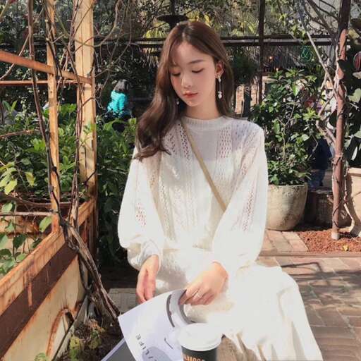 person in a white dress