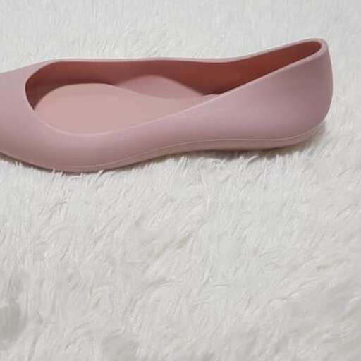 a pair of pink slippers