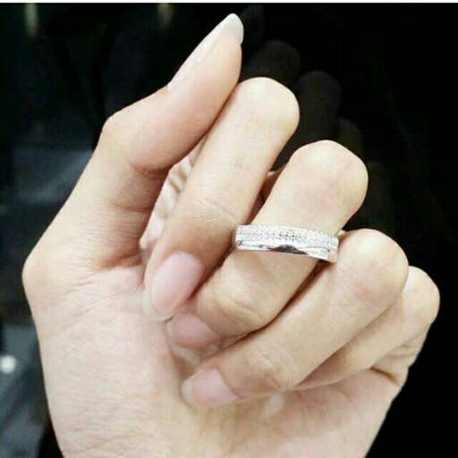 the ring is a diamond.