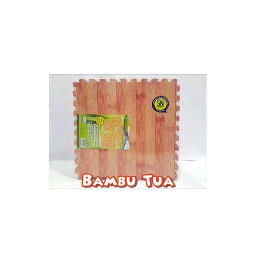 a box of bamboo, with a sticker on it.
