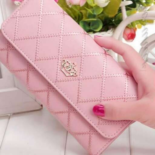 the pink bag is perfect for spring and summer.