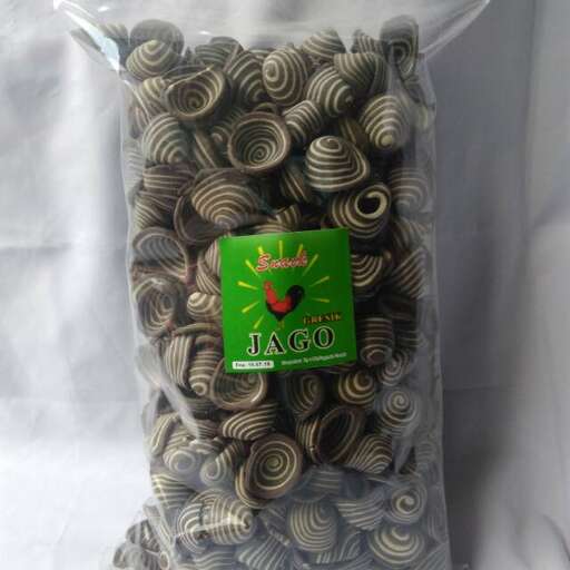 a bag of noodles made from recycled plastic.