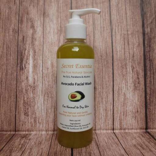 a bottle of natural soap