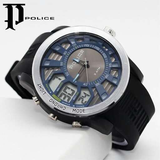 watch with a black dial