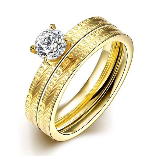 a ring with a diamond