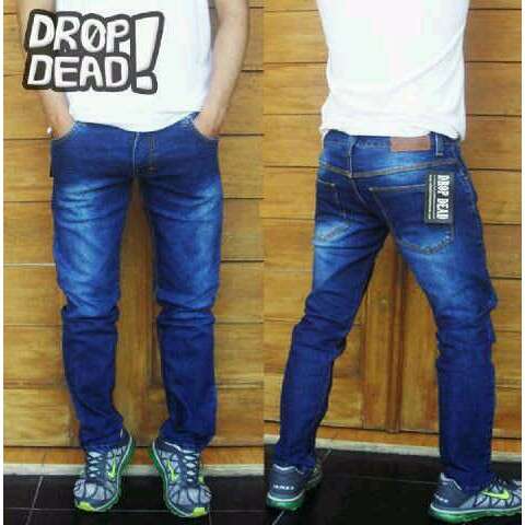 jeans with a shirt and a label