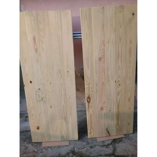 the wood is a great idea for the front door.