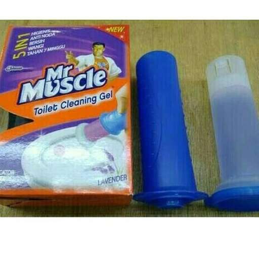 a plastic flashlight and a plastic bottle are sitting on a table.