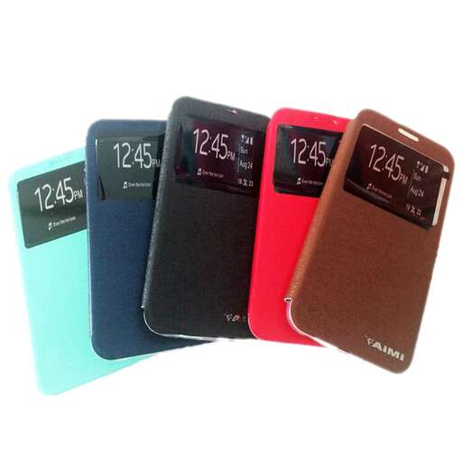 the back of the cell phone is a different color than the cell phone.