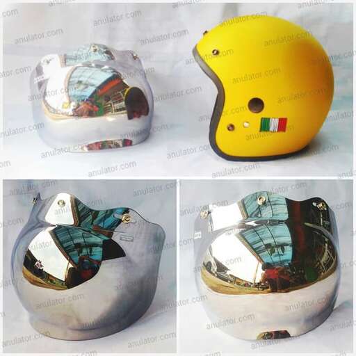 a helmet with a design of a flag