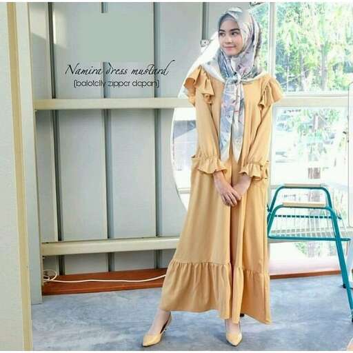 this is a long sleeved dress with a long neckline.