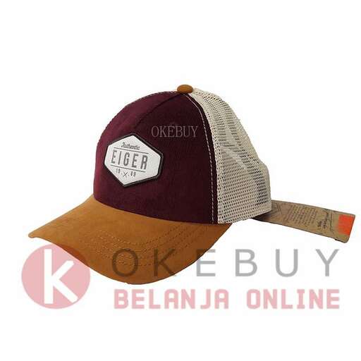 a cap with a cigarette in the mouth.