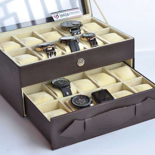 a case that has a watch inside of it.