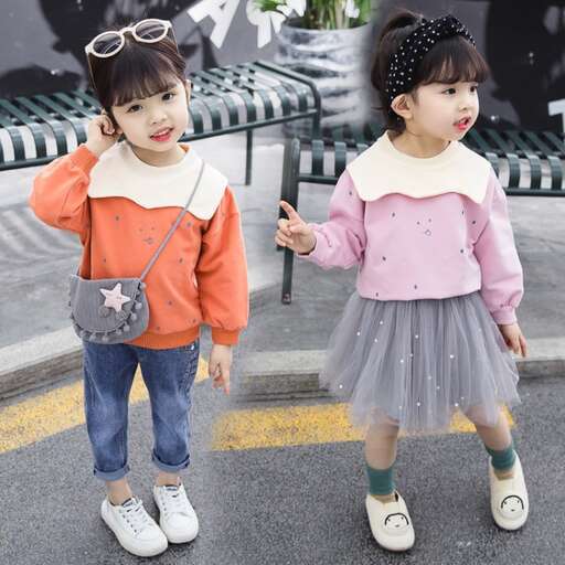 cute little girls in the street