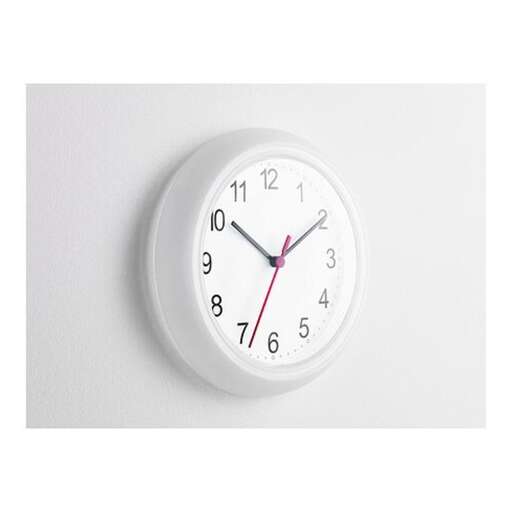 a clock hanging on a wall