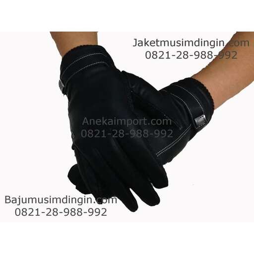 black gloves with a white background