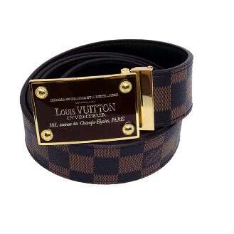 leather belt with a leather belt