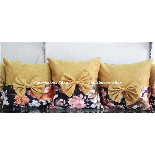 i like the idea of a pillow with a flower pattern.