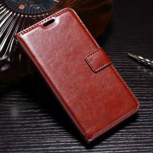 a red wallet with a pocket watch and a pocket watch