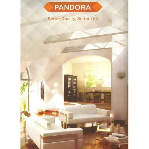 a poster of a living room with a couch and a chair.