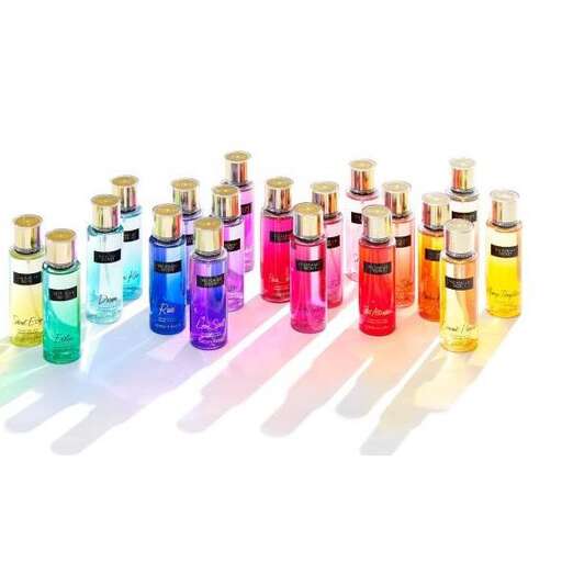 the bottles of perfume - -