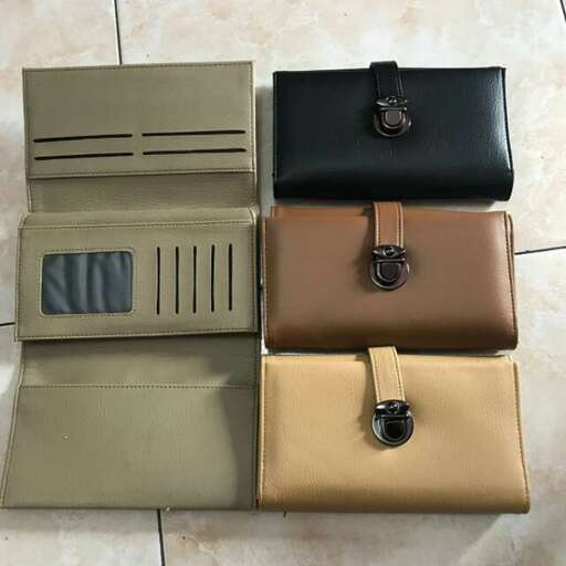 the wallets are made from leather and leather.