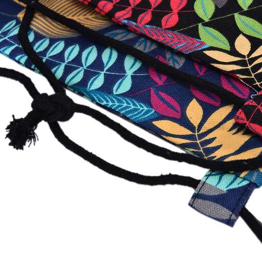 a scarf with a flower design