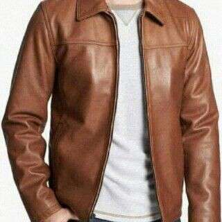 leather jacket with a white shirt