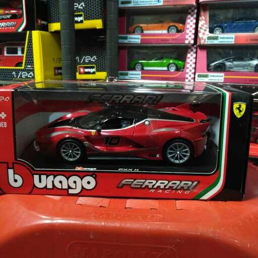 a car in a toy store