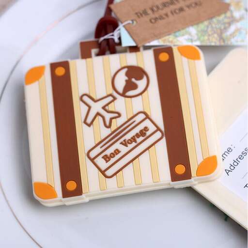 a small wallet with a plane on it.