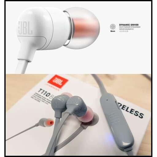a pair of earphones are sitting on a table.