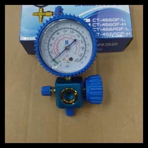 a clock made from a blue fire hydrant