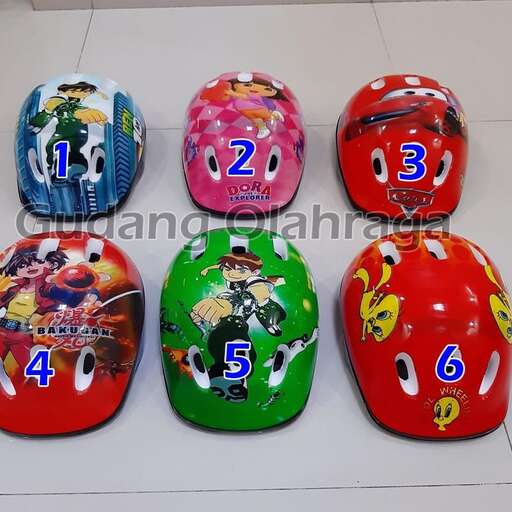 helmets for the kids to ride