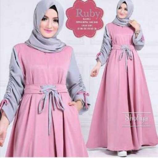 person in pink with a bow