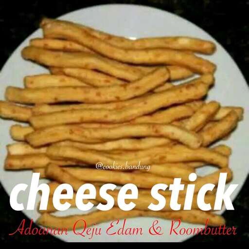 cheese stick with cheese and french fries.
