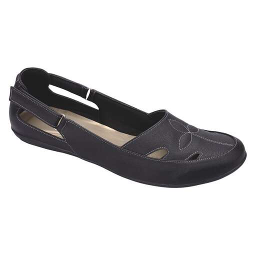 garment in black with a metallic finish