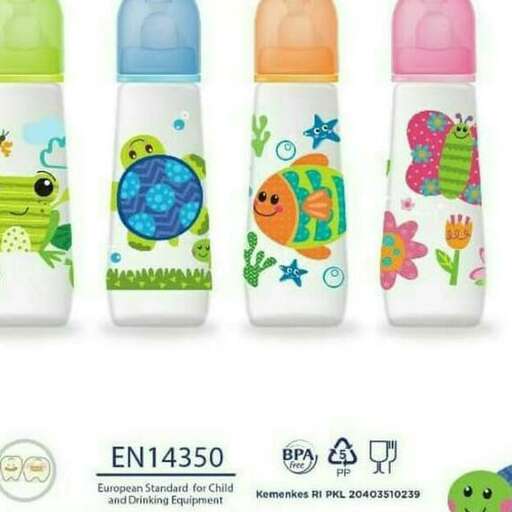 a set of cute little bottles for kids.