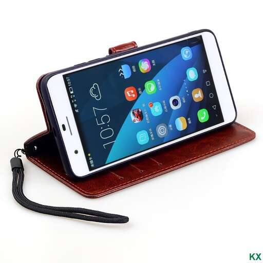 a smartphone with a strap attached to it.