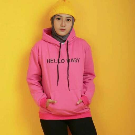 pink hoodie with a hoodie