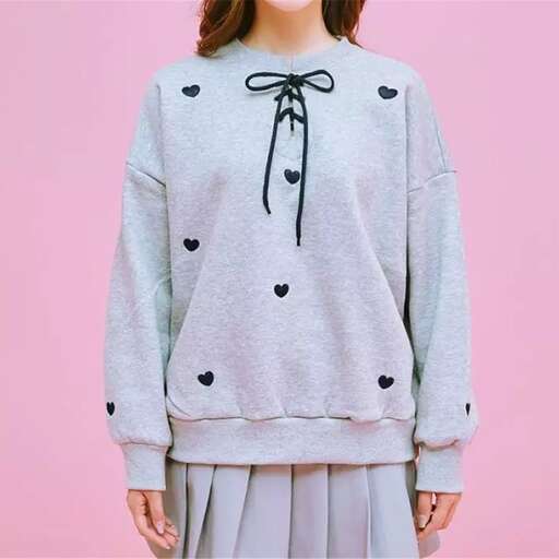 sweater with buttons on the front